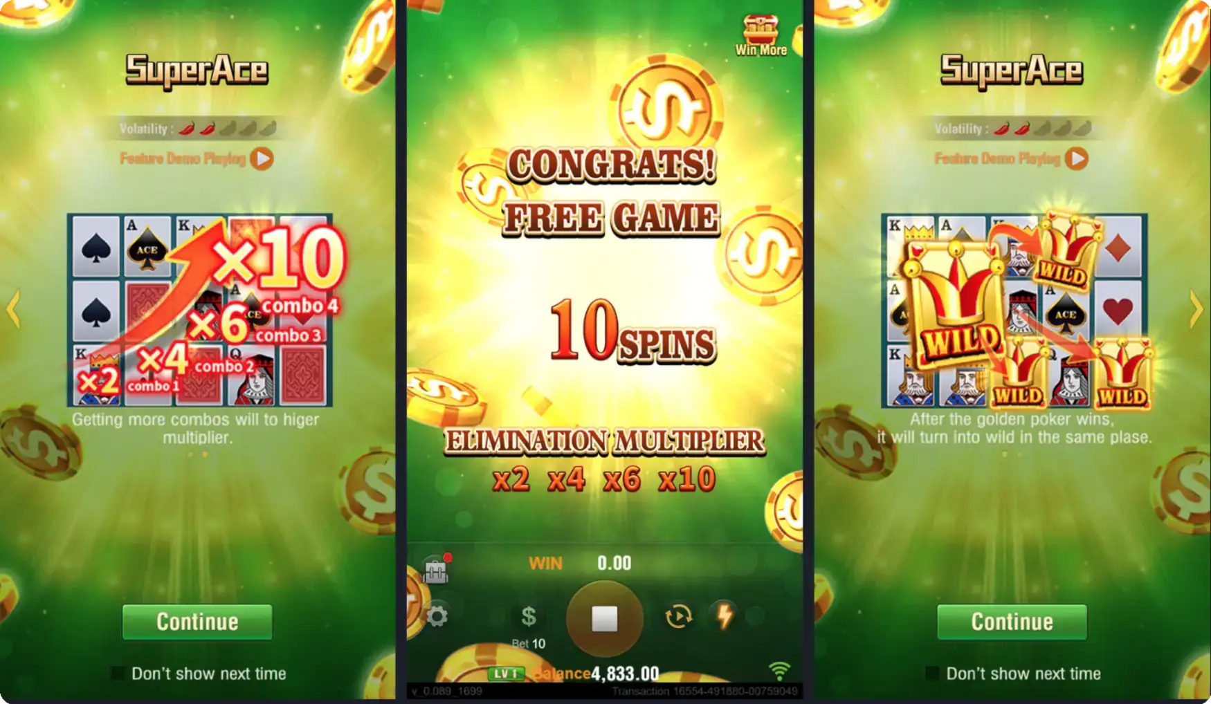 General promotional banner for the Super Ace slot